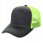 Unbranded 6-Panel Curve Trucker Hat, Blank Mesh Back Cap - Picture 39 of 42