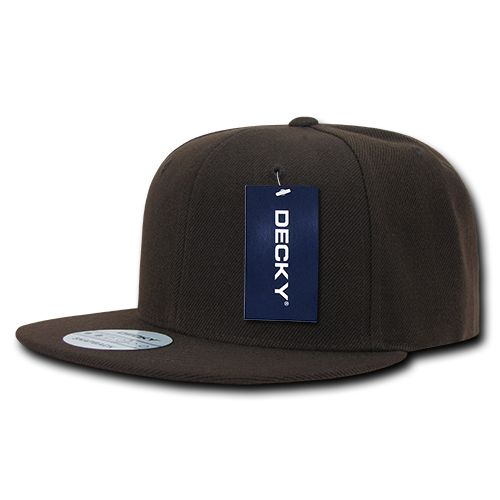 Lot of 12 Decky Snapback Hats Flat Bill Caps Bulk