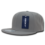 Decky 350 - Blank Snapback Hat, 6 Panel Flat Bill Cap - Picture 12 of 22