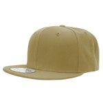 Decky 350 - Blank Snapback Hat, 6 Panel Flat Bill Cap - Picture 16 of 22