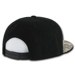 Decky 356 Camo Bill Snapback Flat Bill Hats - Picture 5 of 13