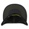 Decky 358 - Contrast Stitch Snapback Hat, 6 Panel Contra-Stitch Flat Bill Cap - CASE Pricing
