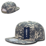 Decky 360 - Ripstop Snapback Hat, 6 Panel Flat Bill Cap - CASE Pricing - Picture 4 of 11