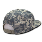 Decky 360 - Ripstop Snapback Hat, 6 Panel Flat Bill Cap