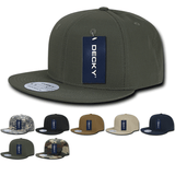 Decky 360 - Ripstop Snapback Hat, 6 Panel Flat Bill Cap - CASE Pricing