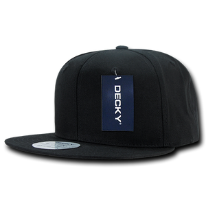 Lot of 12 Decky Cotton Snapback Hats Flat Bill Caps Bulk - 