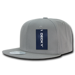 Decky 361 - Cotton Snapback Hat, Flat Bill Cap - 361 - Picture 12 of 18