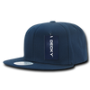 Lot of 12 Decky Cotton Snapback Hats Flat Bill Caps Bulk