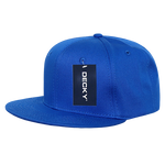 Decky 361 - Cotton Snapback Hat, Flat Bill Cap - 361 - Picture 16 of 18