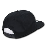 Decky 370 - Relaxed Snapback Hat, 6 Panel Cotton Flat Bill Cap