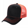 Unbranded 6-Panel Curve Trucker Hat, Blank Mesh Back Cap