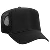 Otto 39-165 5-Panel High Crown Foam Trucker Hats - Solid Colors