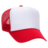 Otto 39-165 5-Panel High Crown Foam Trucker Hats - White Front Colors