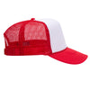 Otto 39-165 5-Panel High Crown Foam Trucker Hats - White Front Colors