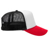 Otto 39-165 5-Panel High Crown Foam Trucker Hats - White Front Colors
