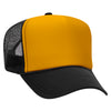 Otto 39-165 5-Panel High Crown Foam Trucker Hats - White Front Colors