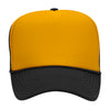 Otto 39-165 5-Panel High Crown Foam Trucker Hats - White Front Colors