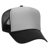 Otto 39-165 5-Panel High Crown Foam Trucker Hats - White Front Colors