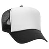 Otto 39-169 5 Panel High Crown Mesh Back Foam Trucker Hat, Polyester Foam Cap