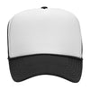 Otto 39-165 5-Panel High Crown Foam Trucker Hats - White Front Colors