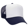 Otto 39-169 5 Panel High Crown Mesh Back Foam Trucker Hat, Polyester Foam Cap