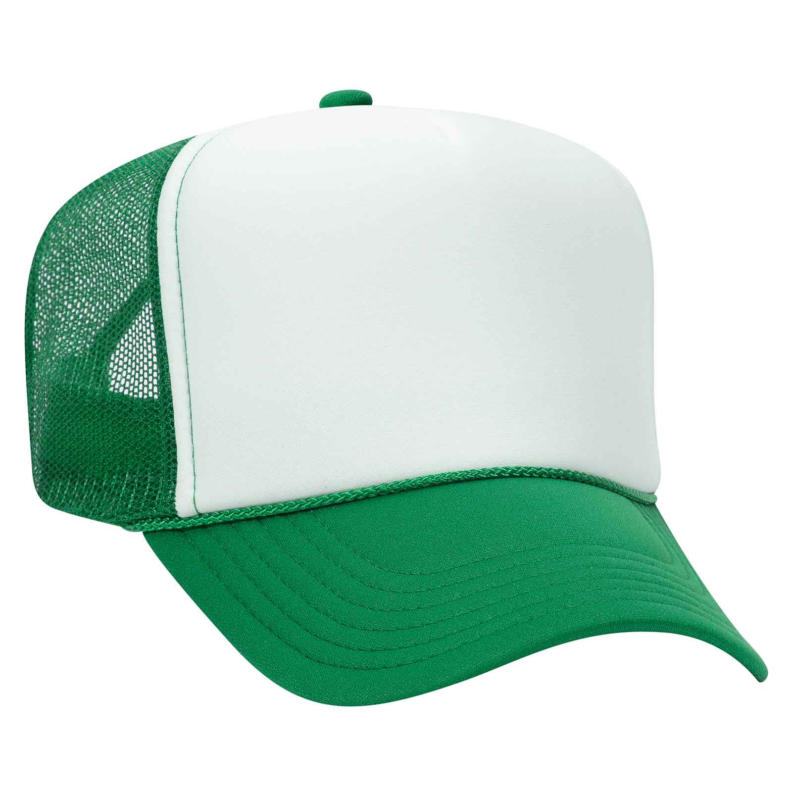 Otto 39-169 5 Panel High Crown Mesh Back Foam Trucker Hat