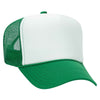 Otto 39-169 5 Panel High Crown Mesh Back Foam Trucker Hat, Polyester Foam Cap