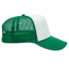 Otto 39-165 5-Panel High Crown Foam Trucker Hats - White Front Colors