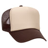 Otto 39-165 5-Panel High Crown Foam Trucker Hats - White Front Colors