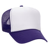 Otto 39-165 5-Panel High Crown Foam Trucker Hats - White Front Colors