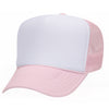 Otto 39-165 5-Panel High Crown Foam Trucker Hats - White Front Colors