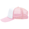Otto 39-165 5-Panel High Crown Foam Trucker Hats - White Front Colors