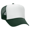 Otto 39-165 5-Panel High Crown Foam Trucker Hats - White Front Colors