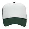 Otto 39-165 5-Panel High Crown Foam Trucker Hats - White Front Colors