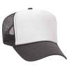 Otto 39-169 5 Panel High Crown Mesh Back Foam Trucker Hat, Polyester Foam Cap