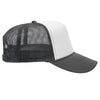 Otto 39-165 5-Panel High Crown Foam Trucker Hats - White Front Colors