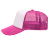 Otto 39-165 5-Panel High Crown Foam Trucker Hats - White Front Colors