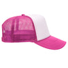 Otto 39-165 5-Panel High Crown Foam Trucker Hats - White Front Colors