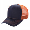 Unbranded 6-Panel Curve Trucker Hat, Blank Mesh Back Cap