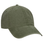 Otto 6 Panel Low Profile Dad Hat, Garment Washed Pigment Dyed Cotton Twill - 18-711 - Picture 15 of 15
