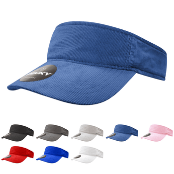 Decky 4004 Corduroy Visor Sun Visor Cap