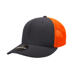 Decky 4006 6-Panel Mid Pro Trucker Cap - Classic Trucker Hat, Snapback