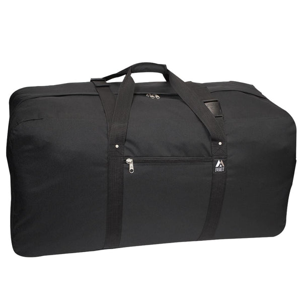 Everest Large Heavy-Duty Cargo Duffel Bag Black