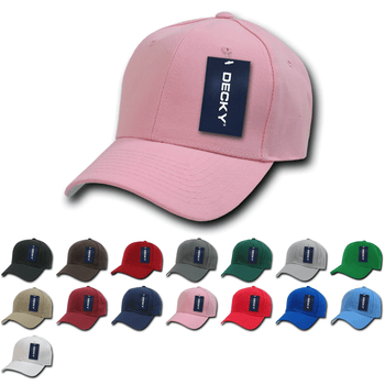 Decky 402 - Fitted Baseball Cap, Blank Fitted Hat (Sizes: 7 1/4 - 7 5/8) - CASE Pricing