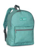 Everest Backpack Book Bag - Back to School Basic Style - Mid-Size Mint