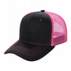 Unbranded 6-Panel Curve Trucker Hat, Blank Mesh Back Cap