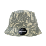 Decky 450 - Blank Fisherman's Bucket Hat, Structured Fisherman's Hat