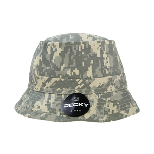 Decky 450 - Blank Fisherman's Bucket Hat, Structured Fisherman's Hat - 