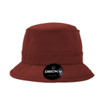 Decky 450 - Blank Fisherman's Bucket Hat, Structured Fisherman's Hat - Picture 7 of 22