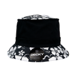 Decky 456 - Structured Floral Brim Fisherman's Bucket Hat - Picture 1 of 2